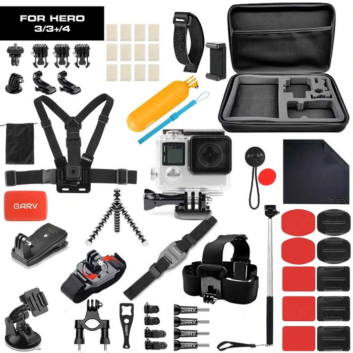 Комплект аксесоари за GoPro Hero 3/3+/4 - GARV Content Creator 11