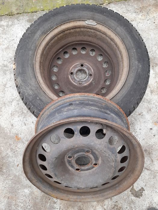 Set 4 Anvelope vara +2 jante tablă opel
