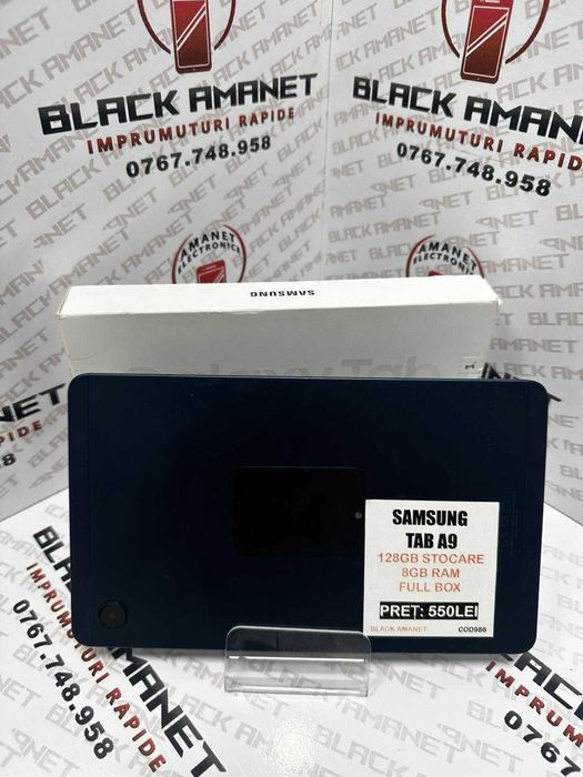 BLACK AMANET P2 • Samsung Tab A9 128gb stocare 8gb RAM
