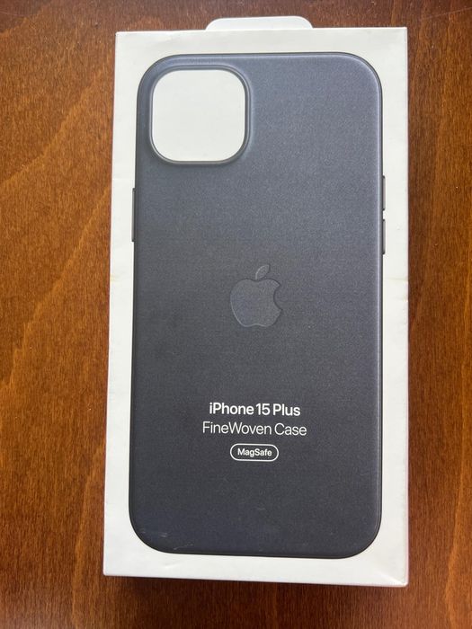 Предпазен калъф Apple FineWoven Case with MagSafe за iPhone 15 Plus,