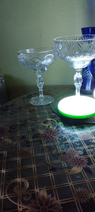 Ваза хрусталь ,2шт.Времен СССР.