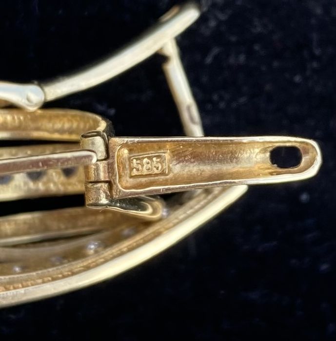Vând cercei aur 14k