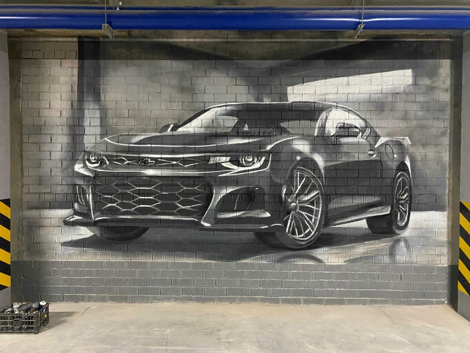 Роспись стен. Художник. Граффити