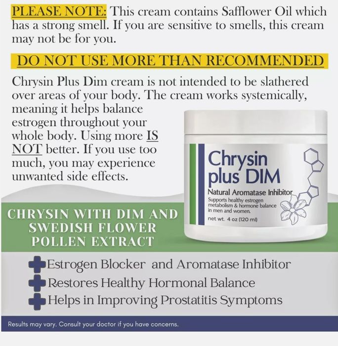 Crysim DIM крем при естрогенова доминантност