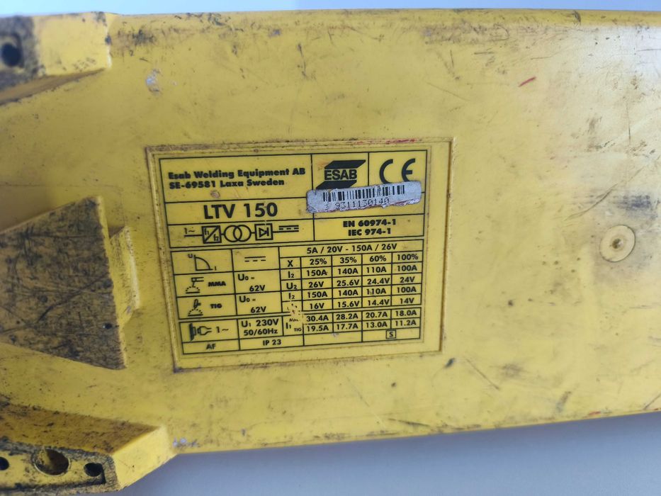 Aparat sudura Esab Cddy Tig 150