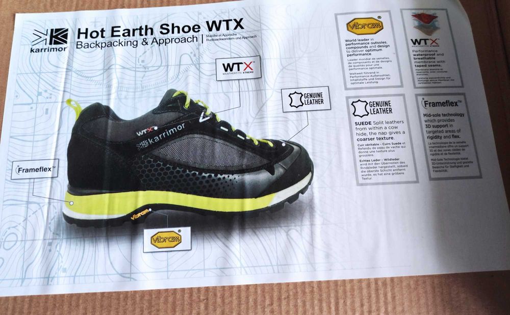 Bocanci Karrimor Hot Earth Vibram Weathertite 40.5EU