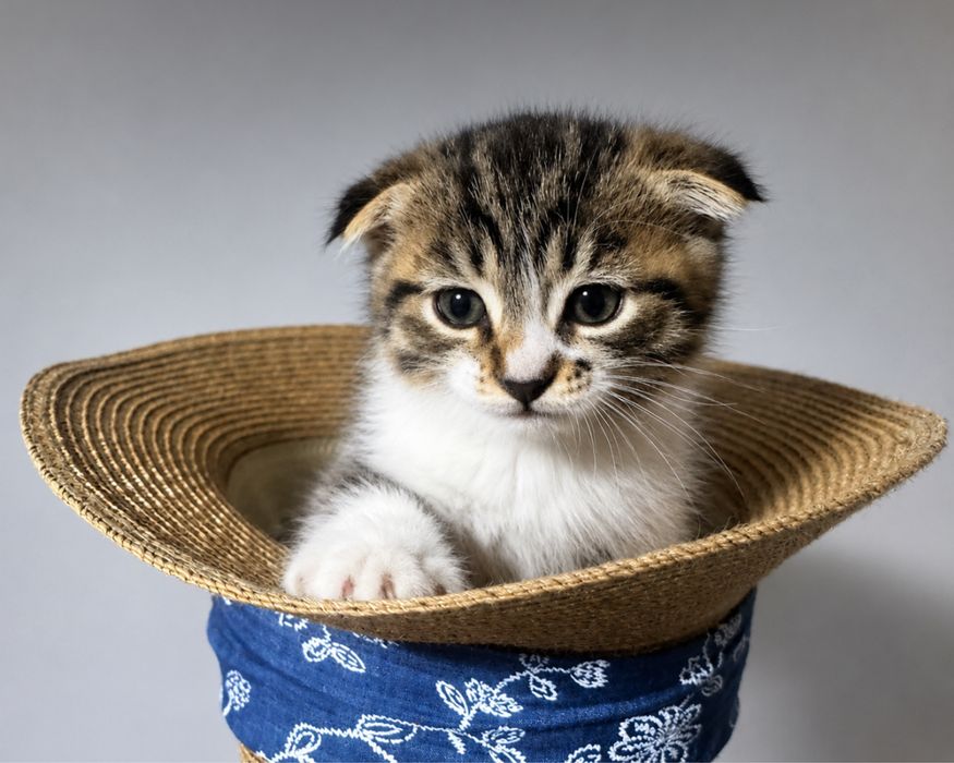 вислоухий котенок