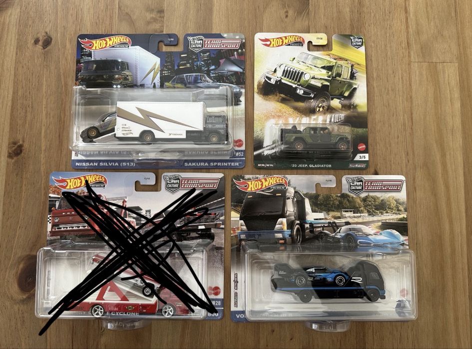 Hot Wheels Premium, Team Transport - НАМАЛЕНИЯ ЗА БРОЙКИ