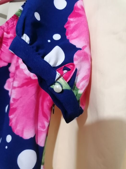 Rochie de vară cu print floral, mărimea 40