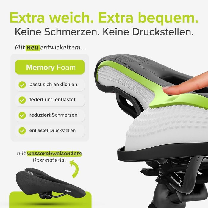 Sa bicicleta ergonomica cu spumă cu memorie