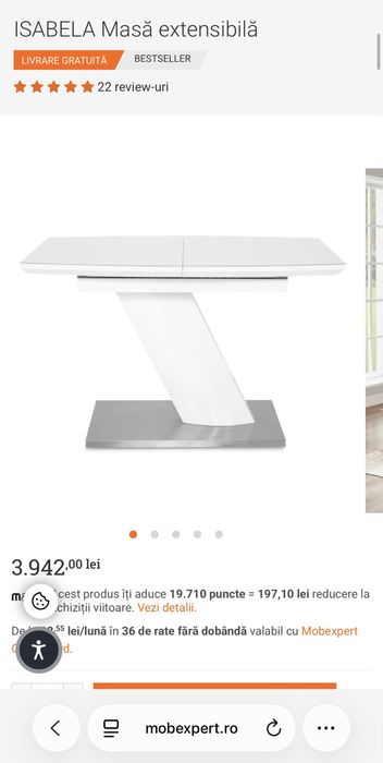 Set masa dining cu scaune, Se vand și separa – Stare excelentă