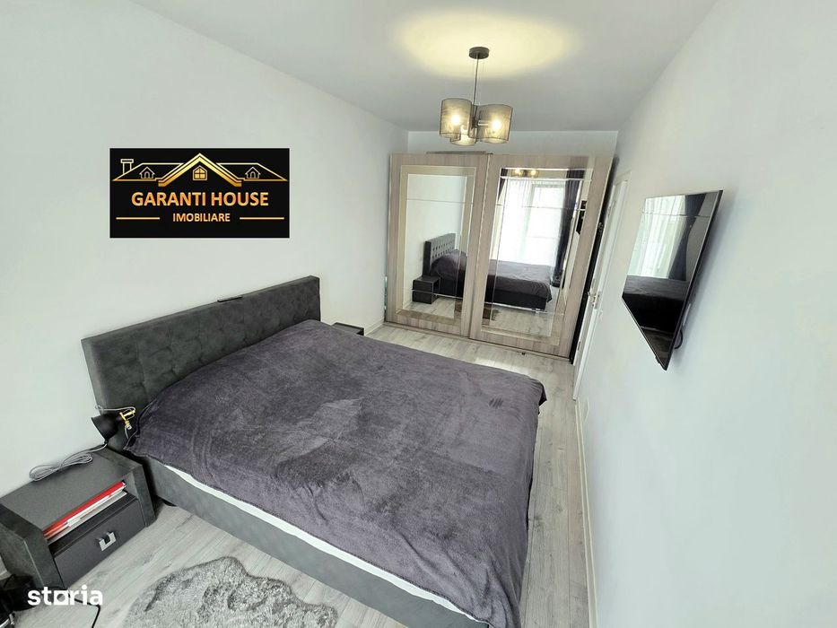 Bloc nou, apartament cu 2 camere, mobilat si utilat, parcare — fotografia 3