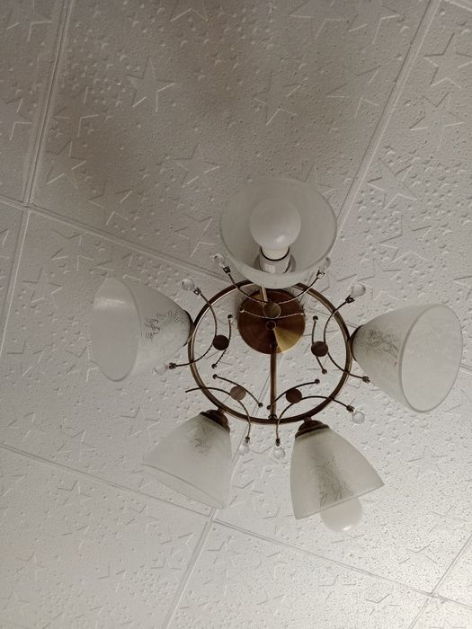 Люстра пятирожковая 2 штуки