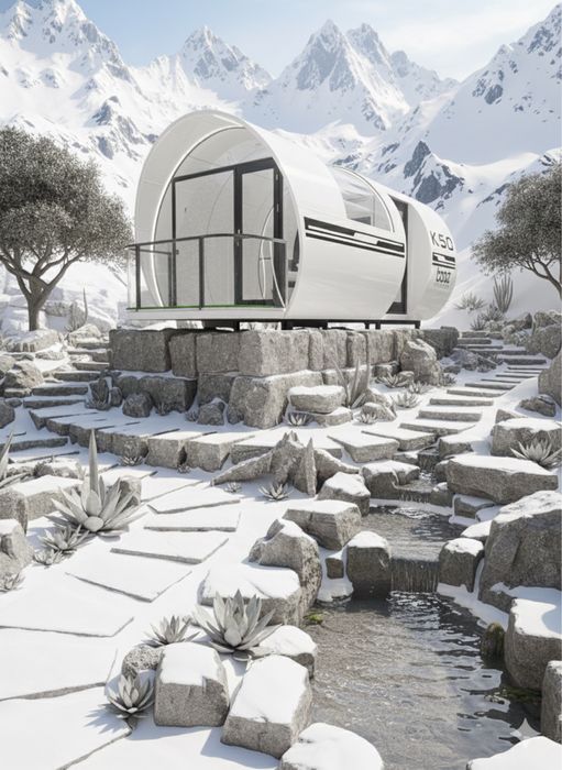 Капсула уй–18-40 м² гача замонавий дача