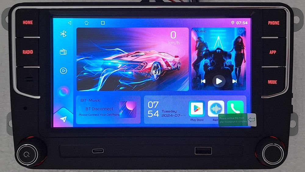 Navigatie Vw, Skoda, Seat, Ecran de 7inch, 2G+ 32G, MONTAJ INCLUS