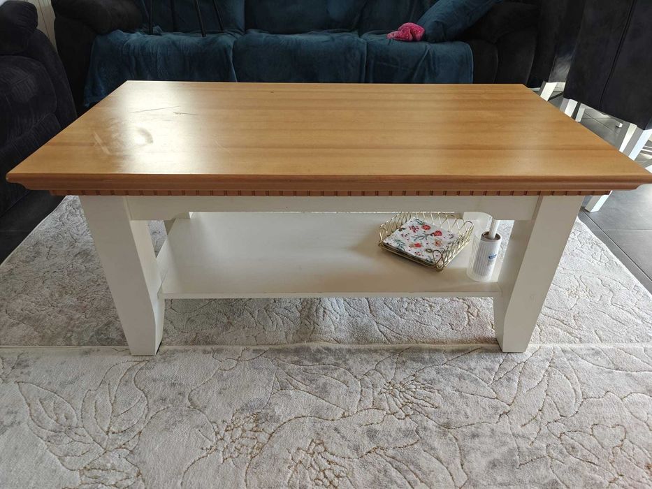 Set mobila living Bucovina (Romantica), lemn masiv 6 piese