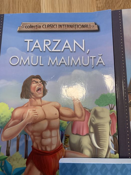 3 carti - Basme, Tarzan, Omul cu masca de fier
