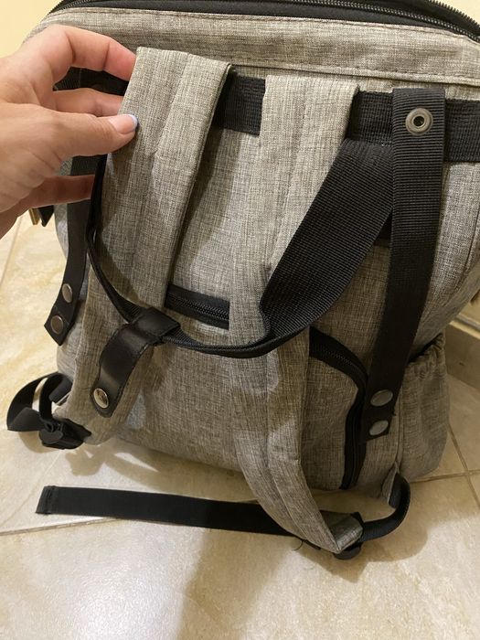 Сива раница за количка Chipolino