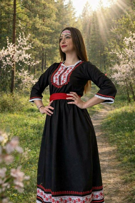 Дамски рокли с народни мотиви