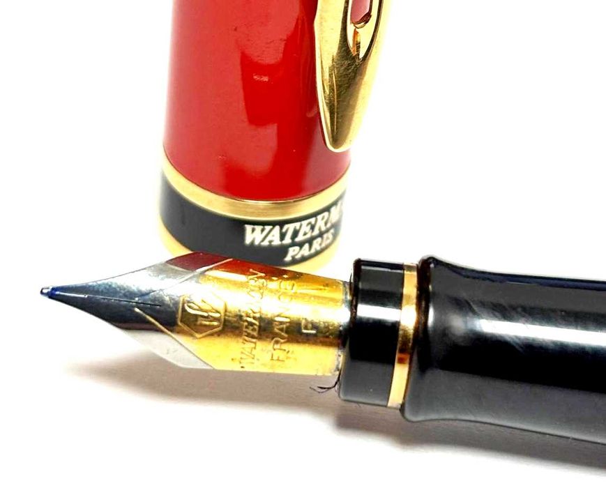 Stilou Waterman Expert Ferrari rosu și placare cu aur