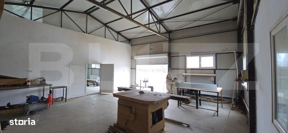 Hala industriala/comerciala, 190 mp, teren 2460 mp, Vulpeni