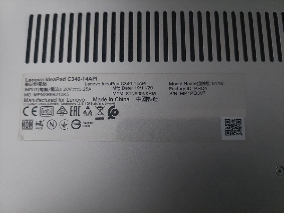 Lqptop Lenovo IdeaPad C340-14API convertibil 2in1