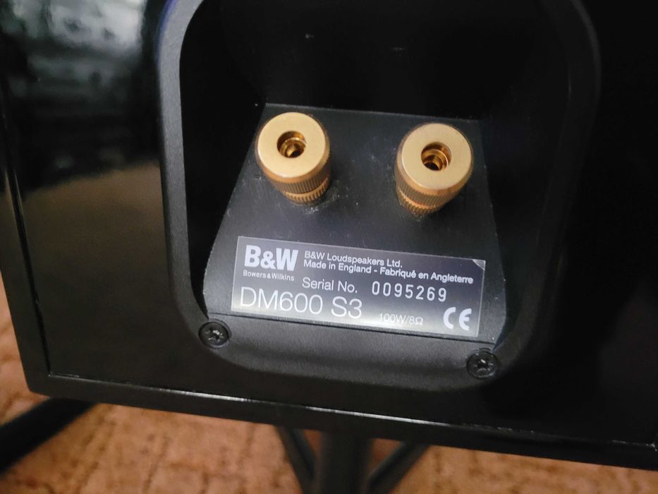Bowers & Wilkins B&W DM600 S3 boxe Hi-Fi Premium Piano Black set nr.2