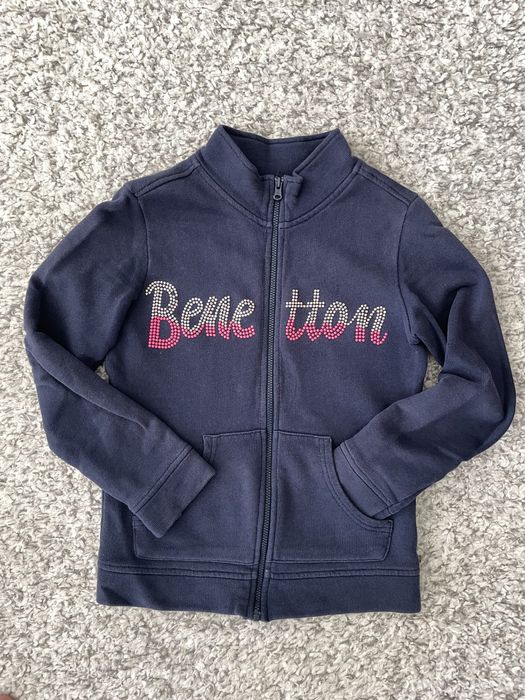 Пролетен лот суитчър  Benetton и 2 Блузки за момиче 7г.