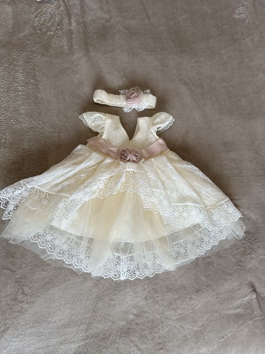 Andreeatex - rochie de ocazie bebe 9-12 luni
