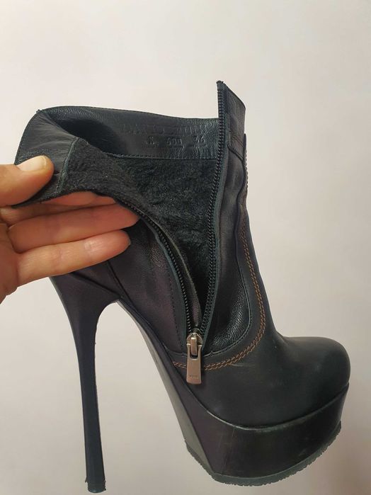 Боти с висок ток 14см