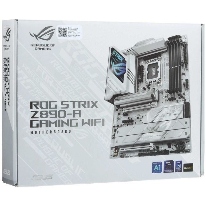 - Материнская плата MB Asus ROG Strix Z890-A Gaming WiFi DDR5