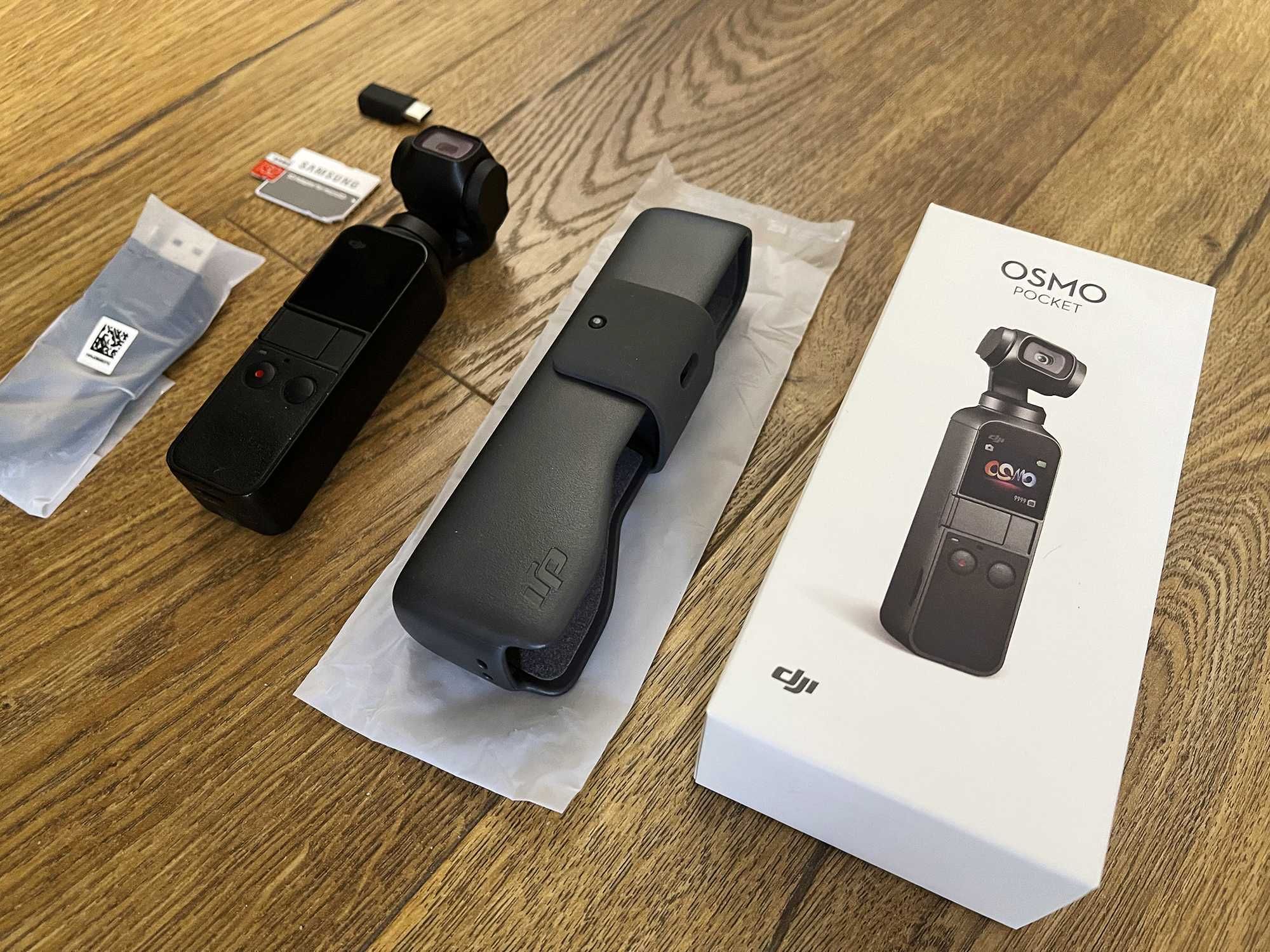 DJI Osmo Pocket камера для скрытой съёмки и блогеров + 32Gb флешка: 79 000  тг. - Экшн-камеры Алматы на Olx