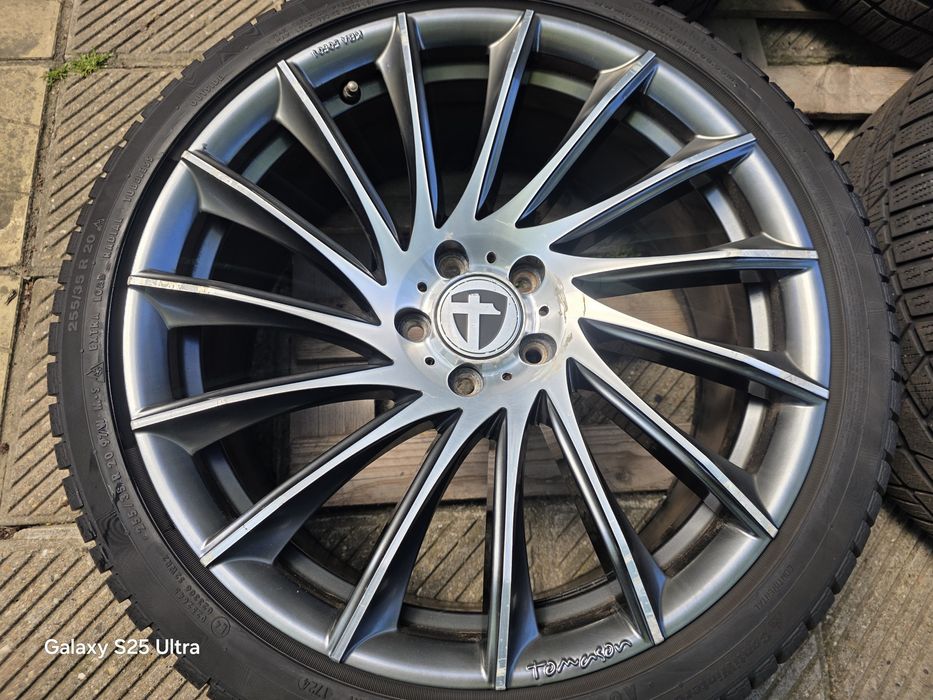 Лети джанти 20ки 5х112 Tomason + зимни гуми 255/35/20 Continental