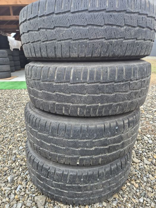 Vând jante+cauciucuri de Wv T5 225/65/16 C M+S 5/120/16 imp Germania