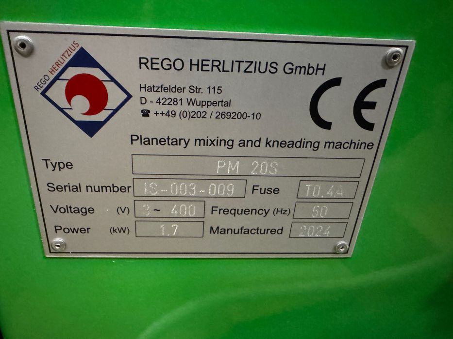 Mixer planetar profesional nou Rego 2024