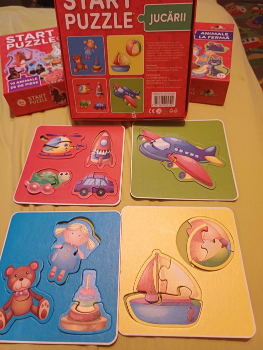 Set puzzle 3 ani si carticele