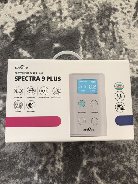 SPECTRA Pompă de sân electrica dublă 9 PLUS
