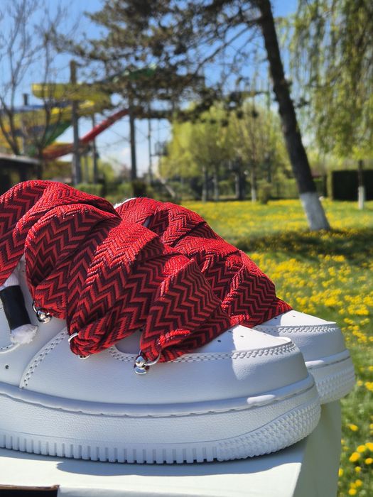 Nike air force 1 rope red Lanvin