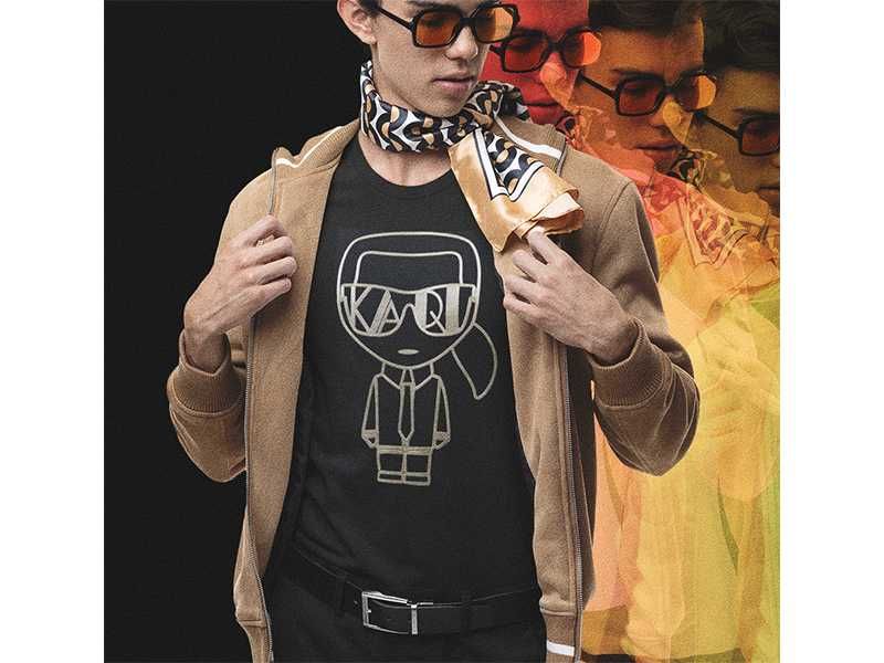 Мъжка тениска Karl Lagerfeld Модели и размери