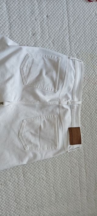 Blugi albi American Eagle Flex 33x30