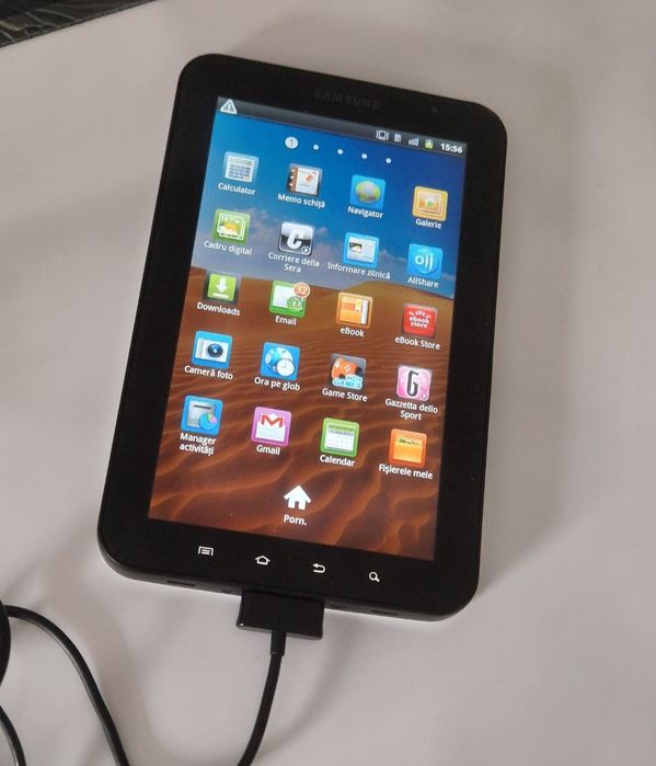 Tableta Samsung Galaxy Tab.  Baterie epuizata. Pret fără cablu de date