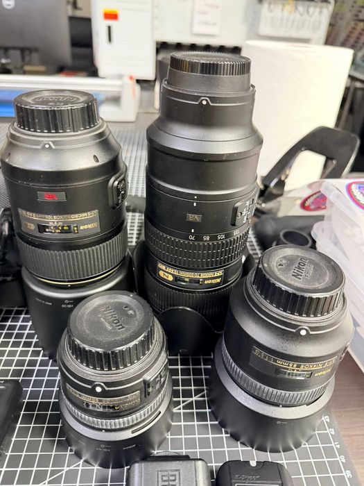 Trusă foto profesională Nikon FX + obiective f/2.8 + rucsac KATA