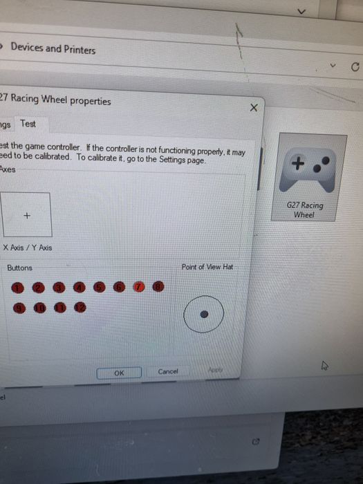 Volan g27 functional fără pedalier
