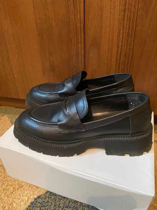 Лоферы кожаные женские, 37 размер