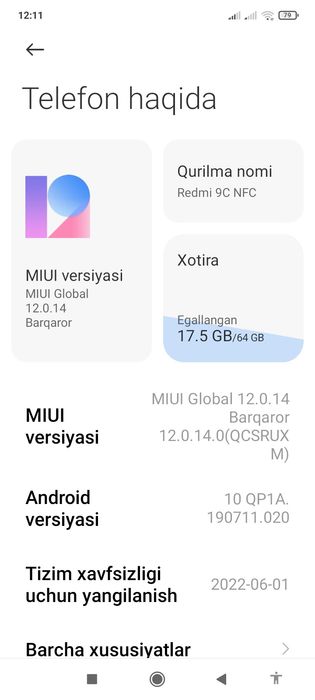Redmi 9C NFC 3/64
