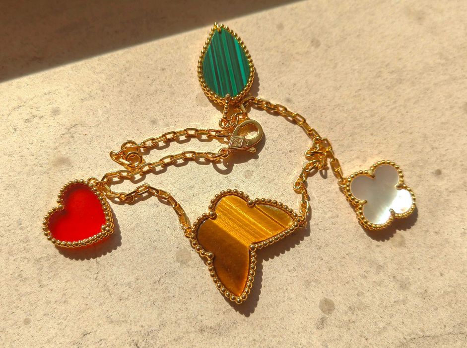 Lucky Alhambra bracelet, 4 motifs, VCA гривна с четири елемента