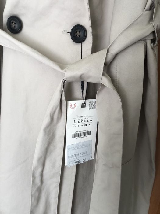 Trenci de ploaie Zara necăptușit