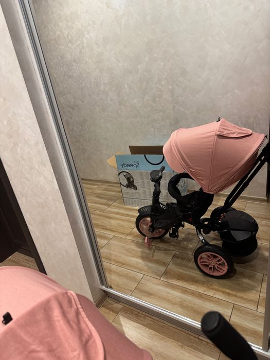Детска Триколка LORELLI Emotion  360° SPEEDY AIR PINK
