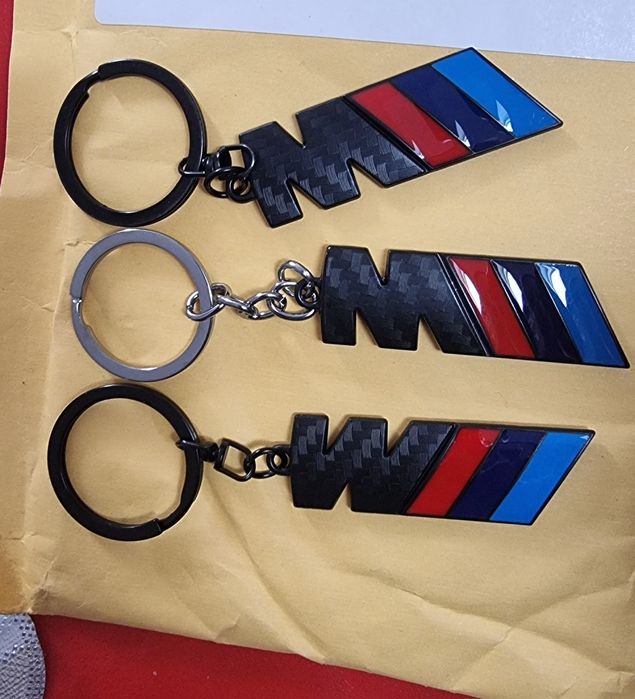 Ключодържател бмв М power carbon в черно