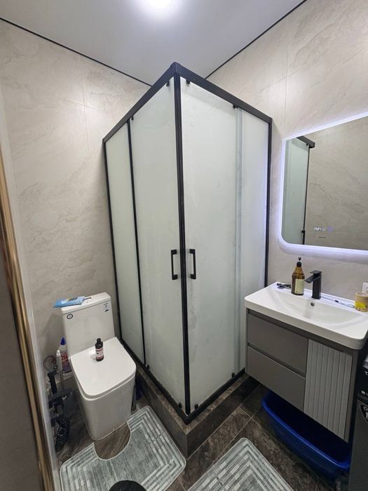 Душевая кабина 10 мм 6 мм, с профилем душ кабина каленное стекло